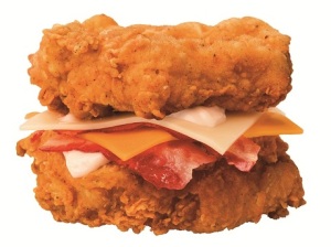 double down bacon and chicken